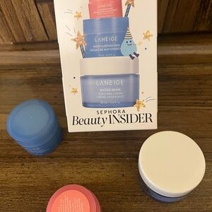 LANEIGE Hydration Essentials Set with Blue, Pink, and White